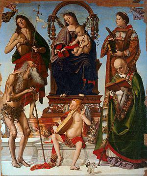 Luca Signorelli Sant Onofrio Altarpiece Norge oil painting art